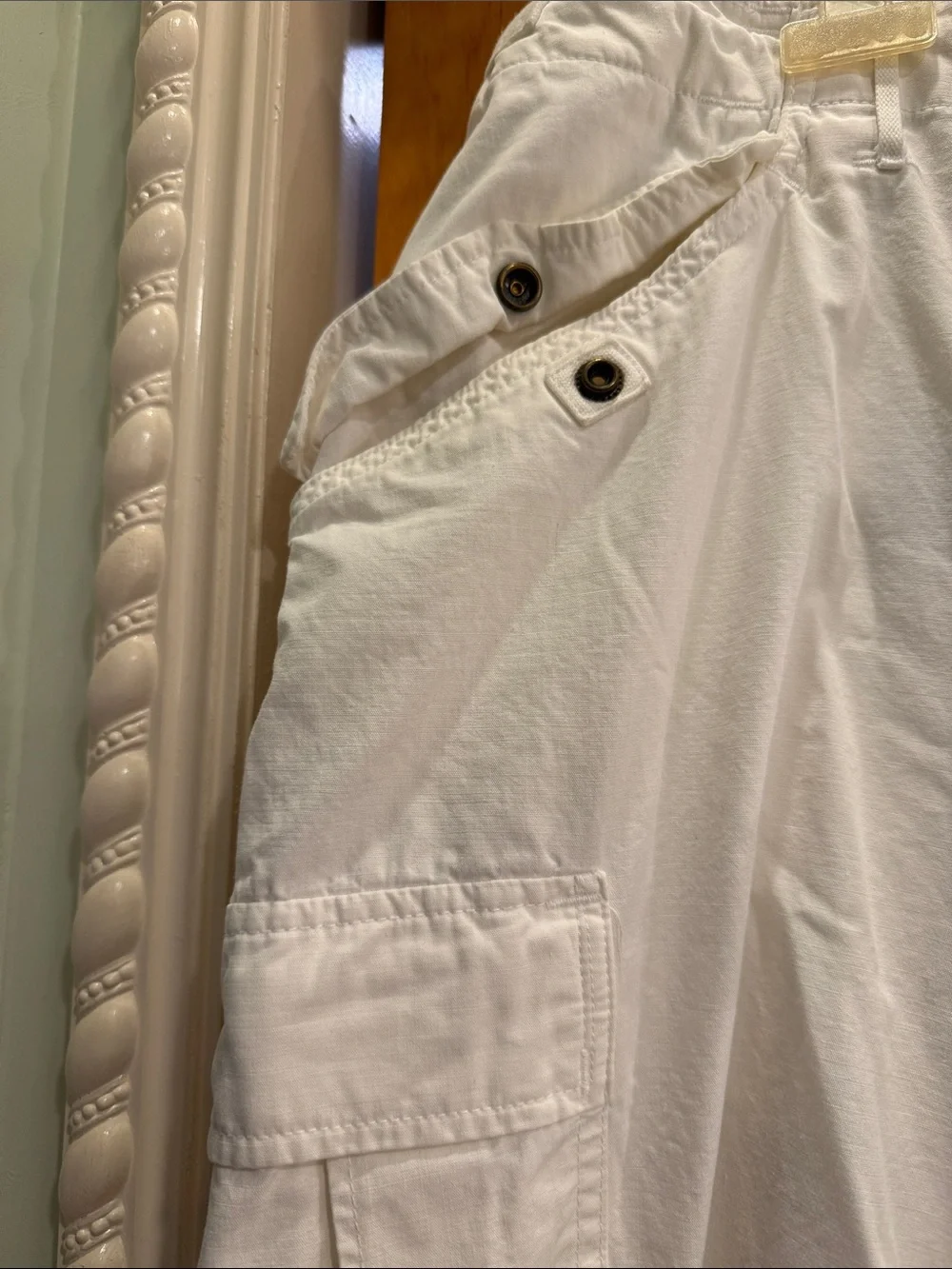 Polo by Ralph Lauren White Cargo Utility Pants